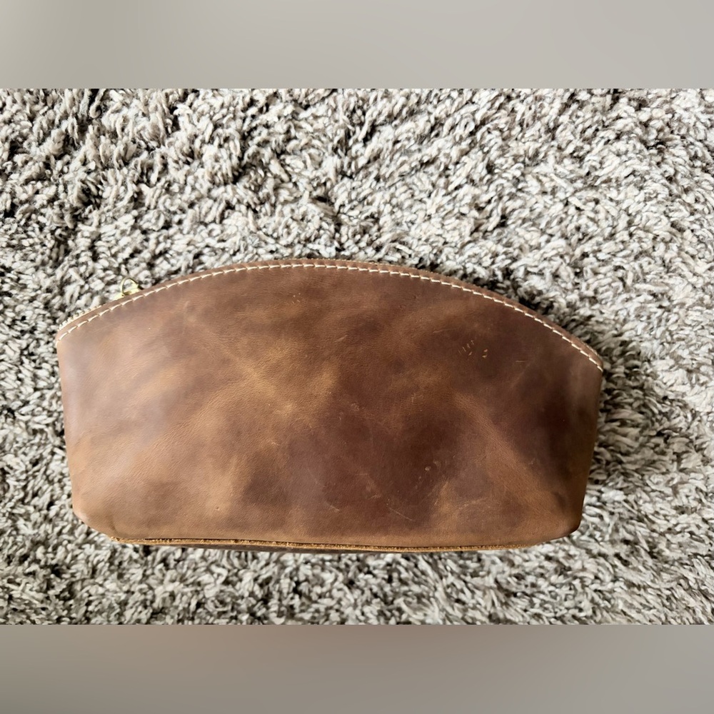 Portland Leather Goods Brown Leather Pouch